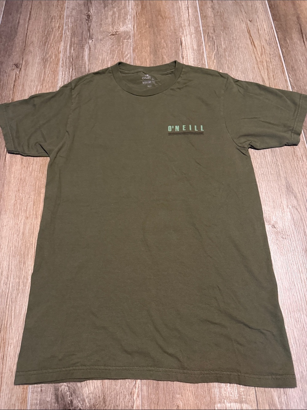 O'Neill Men's Olive Crew Neck Short Sleeve Tee